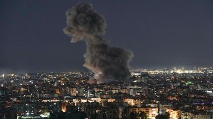 Soyk�r�mc� �srail'den L�bnan'a sald�r�... Beyrut hedef al�nd�