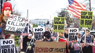 ABD halk� �ran'la sava�a kar��