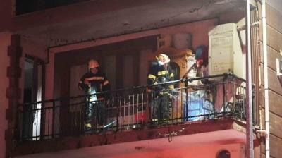 Balkonda kombi pani�i! Mahalle aya�a kalkt�