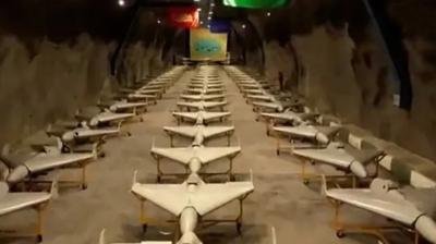 �ran'dan g�vde g�sterisi! T�neller dolusu f�ze ve �HA g�r�nt�lendi