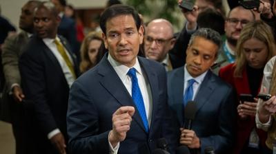 Rubio'yu terleten Trump sorusu: �zin verin cevap vereyim