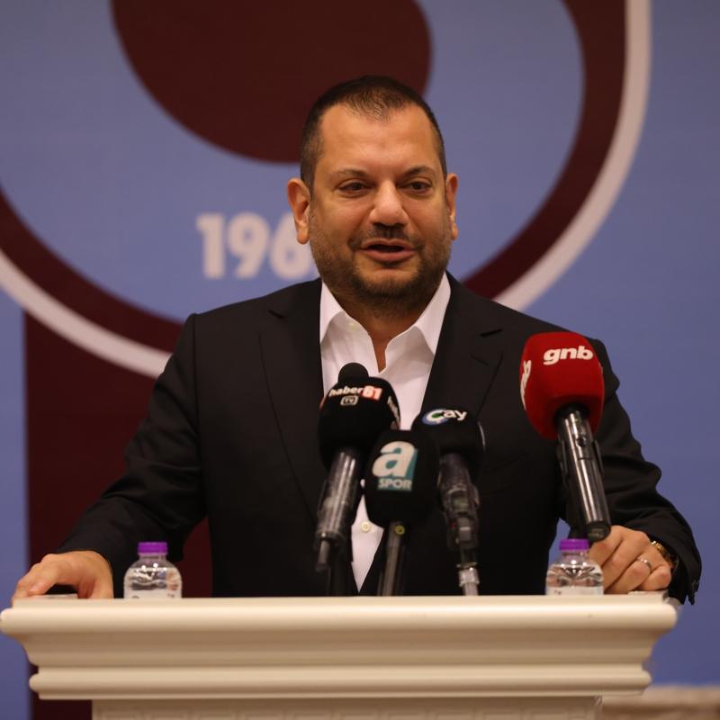 Trabzonspor Ba�kan� Ertu�rul Do�an'dan �� eksenli vizyon