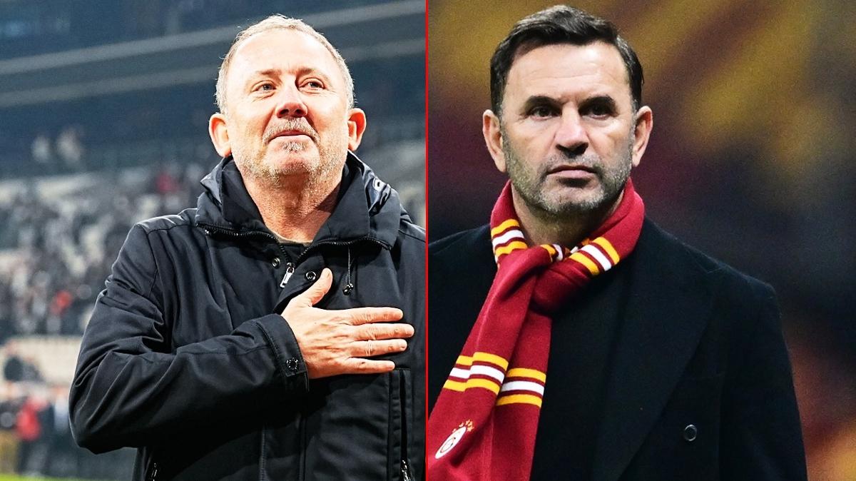 Sergen Yal��n Okan Buruk Be�ikta�-Galatasaray derbisi foto�raflar� resimleri