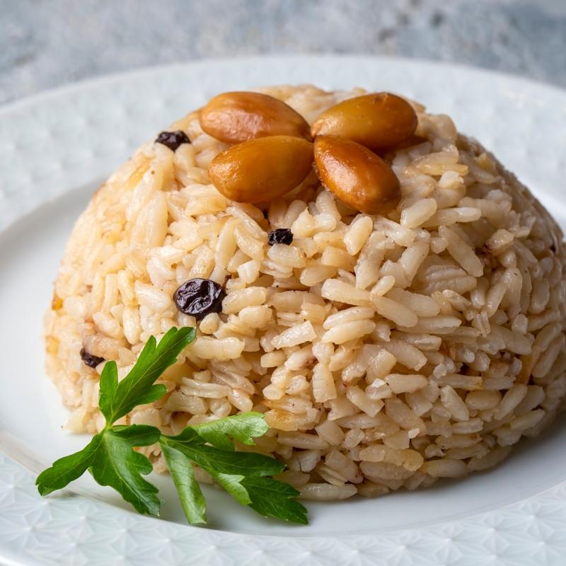 Bademli i� pilav tarifi! Tek ba��na doyuruyor