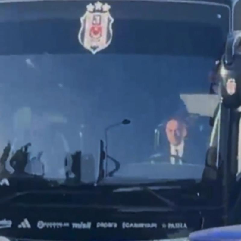 Be�ikta� otob�s�, stadyuma do�ru yola ��kt�