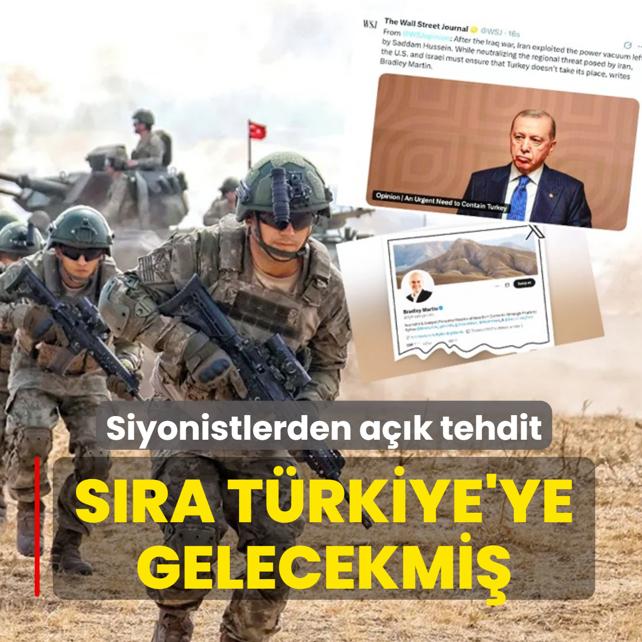 Siyonistlerden a��k tehdit! S�ra T�rkiye'ye gelecekmi�