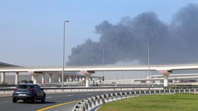 Dubai'de hava savunma sisteminden d��en �arapnel 1 can ald�