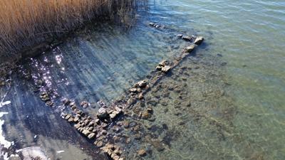 �znik G�l�'nden tarihi ke�if! Sular alt�ndaki bazilika ilk kez g�r�nt�lendi