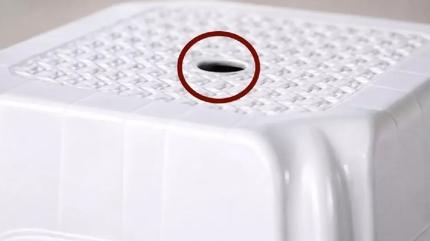 Taburelerdeki delik neden var? Me�er buna yar�yormu�