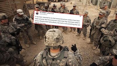 �ran, ABD'li askerleri esir ald���n� duyurdu: CENTCOM'dan cevap geldi