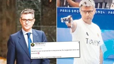 �spanyol bakandan Yusuf Dike� payla��m�: Ke�ke onun kadar ni�an alabilsem