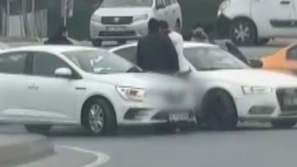 Trafikte birbirlerine girdiler: �nce para cezas� sonra tutuklama