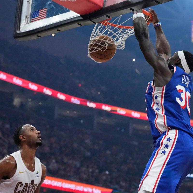 Adem Bona'l� 76ers, Cavaliers'a boyun e�di