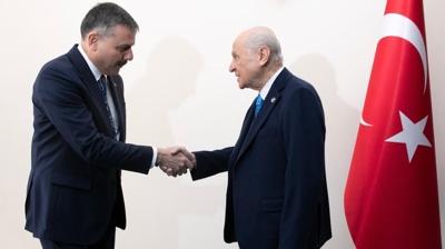 Bakan �ift�i'den Bah�eli'ye ziyaret