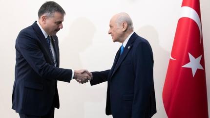 Bakan �ift�i'den Bah�eli'ye ziyaret