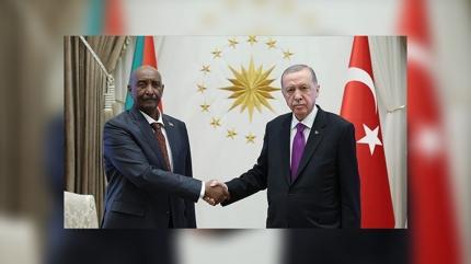 Ba�kan Erdo�an Sudan Egemenlik Konseyi Ba�kan� Burhan ile telefonda g�r��t�