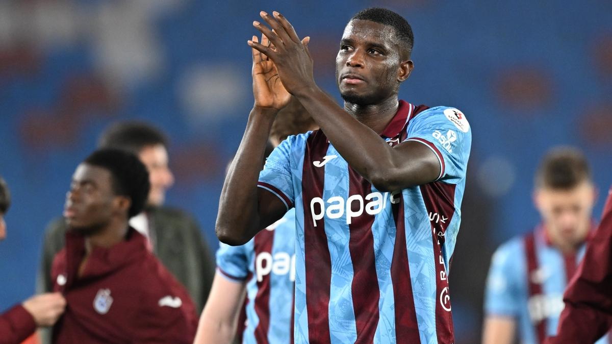 Trabzonspor Paul Onuachu golc� foto�raflar� resimleri