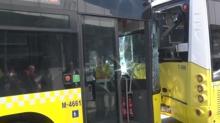 Ata�ehir'de �ETT otob�sleri �arp��t�: 1 yaral�