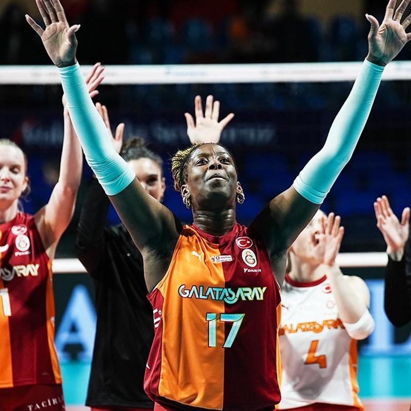 Galatasaray Daikin, CSO Voluntari kar��s�nda galip