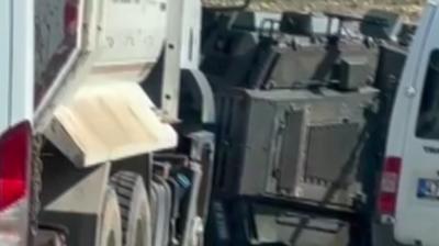 Mardin'de z�rhl� ara� devrildi: 3 polis yaraland�