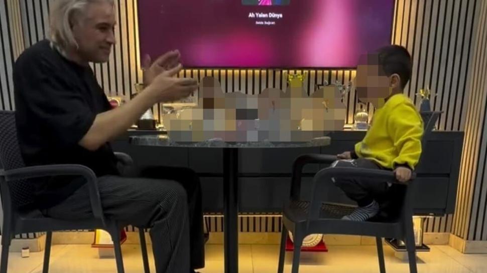 �zmir'de b�y�k skandal! 3 ya��ndaki �ocu�u alkol masas�na oturtan babaya g�zalt�