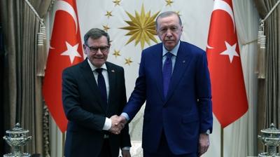 Ba�kan Erdo�an, Wadephul'u kabul etti