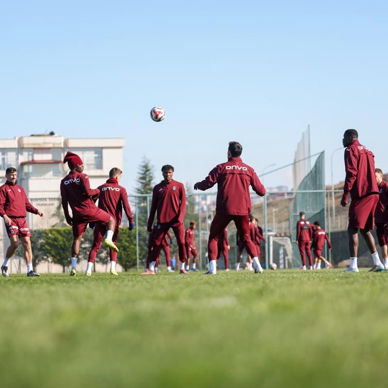 Trabzonspor'da �aykur Rizespor mesaisi devam ediyor