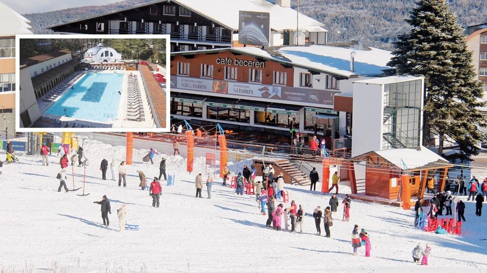 Karda ve termalde bayram hareketlili�i