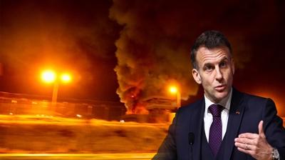 Fransa'n�n askeri �ss� vuruldu: �l� ve yaral�lar var! Macron'dan sert ��k��