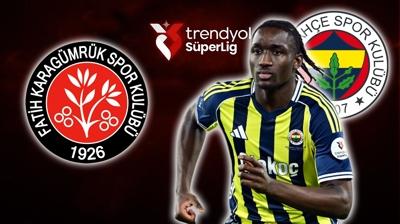 Karagümrük - Fenerbahçe maçı saat kaçta, hangi kanalda? Süper Lig FB maçı ne zaman?