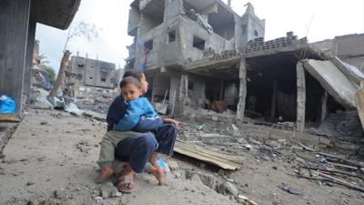 Katil �srail Gazze'ye insani yard�m ak���n� engelliyor... BM �a�r�da bulundu