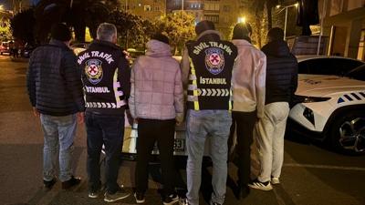 Trafikte kavga ceplerini yakt�! 726 bin 984 lira ceza yediler
