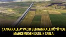 �anakkale Ayvac�k Behramkale K�y�'nde  mahkemeden sat�l�k tarla!
