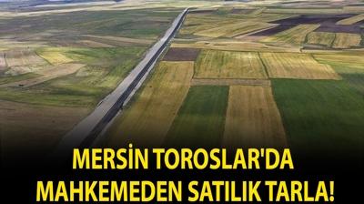 Mersin Toroslar'da mahkemeden sat�l�k tarla!