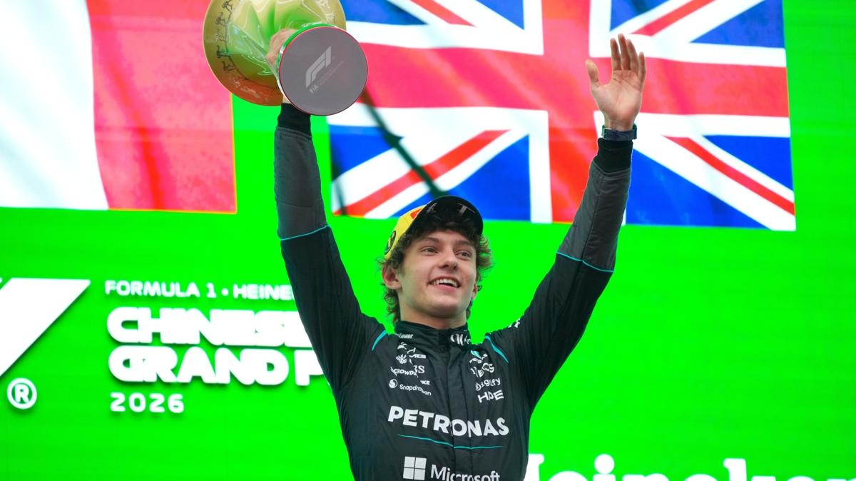 Kimi Antonelli �in Grand Prix F1 �ampiyonas� foto�raflar� resimleri