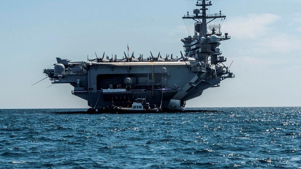 �ran duyurdu, Trump'tan cevap geldi! Dev u�ak gemisi vuruldu mu?