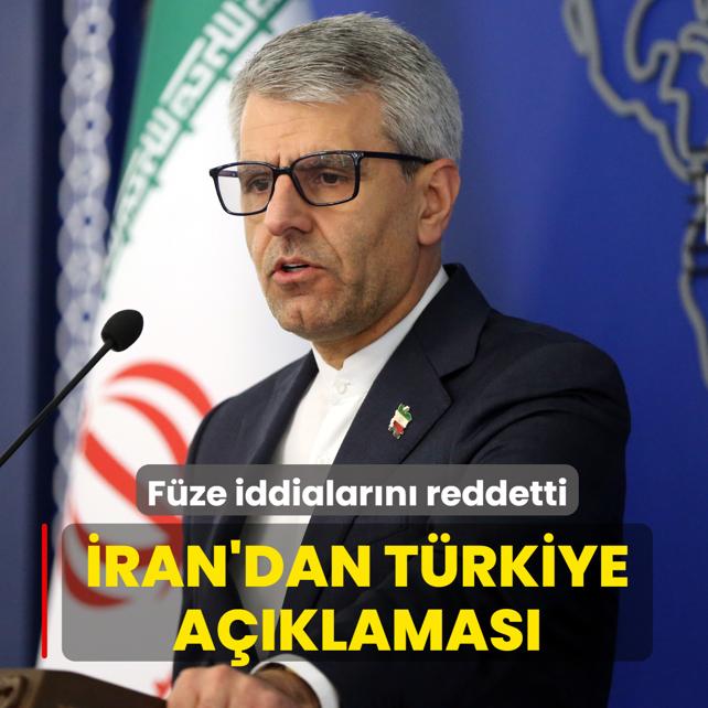 �ran'dan T�rkiye a��klamas�... F�ze iddialar�n� reddetti: Sald�r� niyetimiz yok