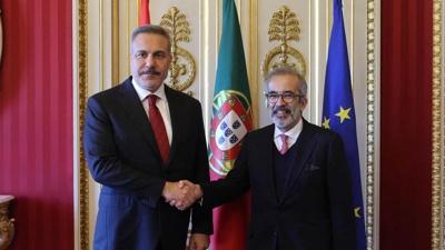 Bakan Fidan'dan diplomasi trafi�i: Portekizli mevkida��yla 