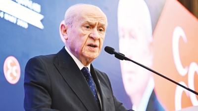 MHP Genel Ba�kan� Bah�eli: L�bnan d��erse t�m denge sars�l�r