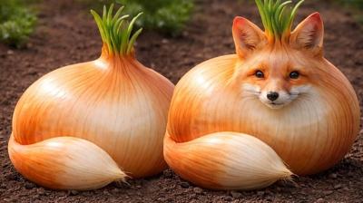 Resimde ilk ne g�rd�n, tilki mi so�an m�? �retken misin miras�� m� ortaya ��k�yor