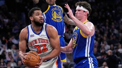 New York Knicks, Golden State Warriors'� 21 say� geriden gelerek yendi