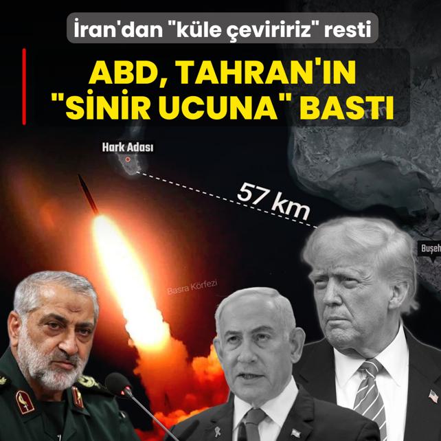 ABD, Tahran'�n �sinir ucuna� bast�! �ran'dan �k�le �eviririz� resti