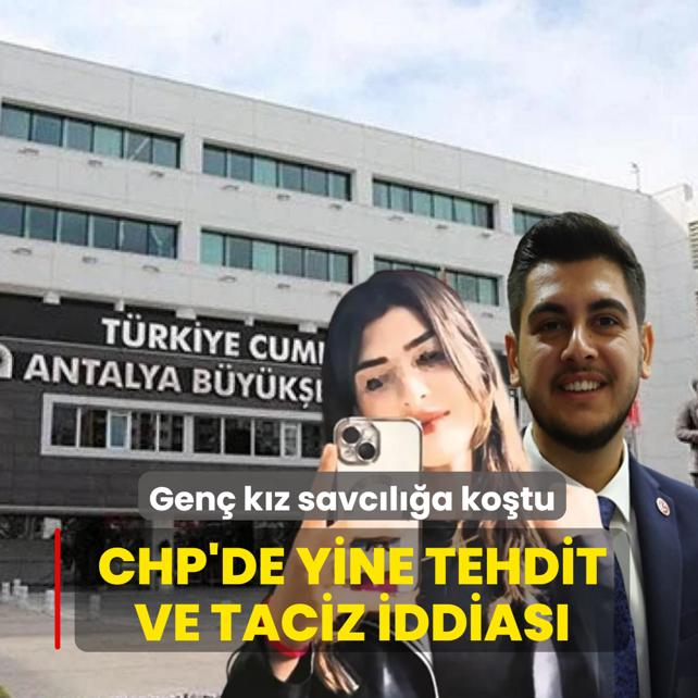 CHP'de yine tehdit ve taciz iddias�