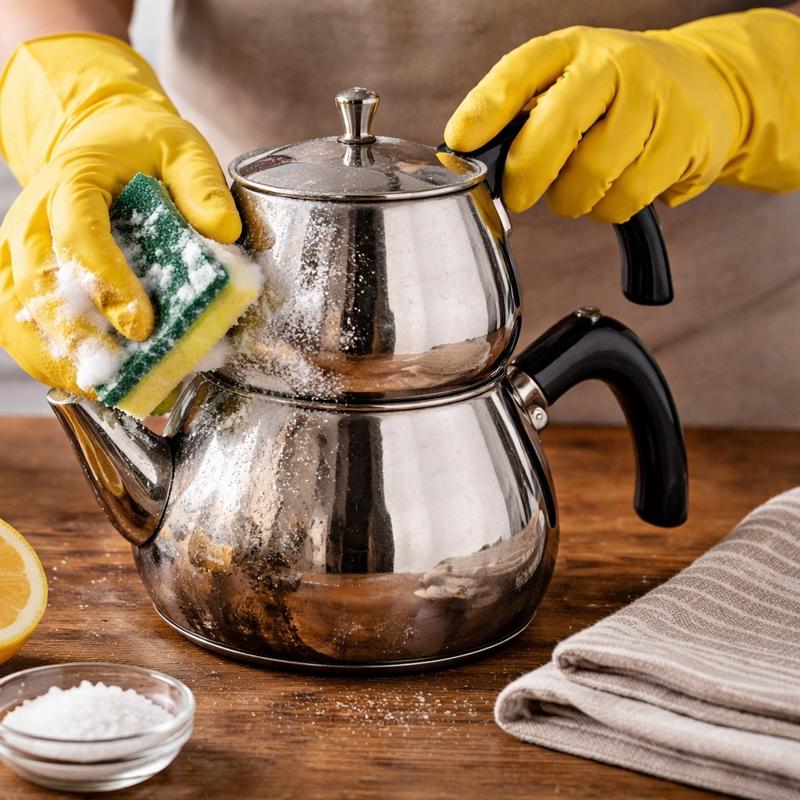 Demlikleri parlatman�n 1 numaral� y�ntemi! Bayram temizli�ini kolayla�t�r�yor