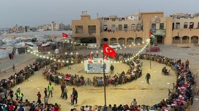 Ribat'tan Gazze'de 50 bin ki�ilik iftar