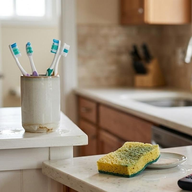 Evinizdeki gizli mikrop yuvalar�: Temiz san�yorsunuz ama yan�l�yorsunuz