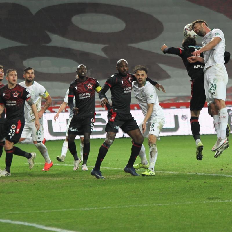 Konyaspor ile Gen�lerbirli�i 38. randevuda
