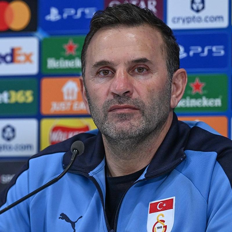 Okan Buruk dev ma� �ncesi konu�tu! 'Oyuncular�ma inan�yorum'