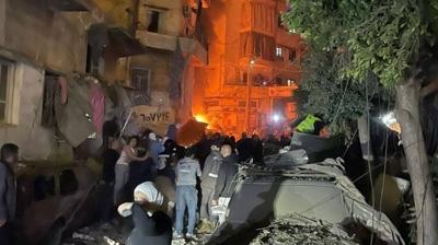 Katil �srail'den L�bnan'a bombard�man! Siviller hedef oldu