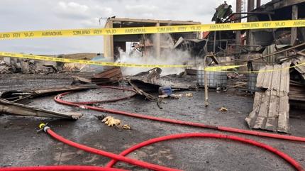 Ya� fabrikas�nda patlama! 1 i��i hayat�n� kaybetti